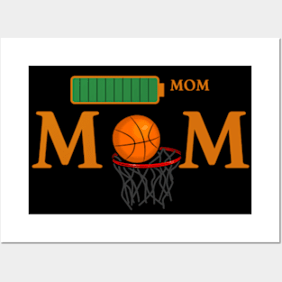 My heart is between mom's lap and basketball. Posters and Art